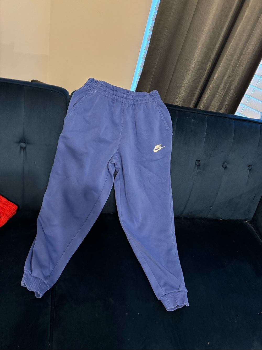 Nike Kids Blue Fleece Joggers